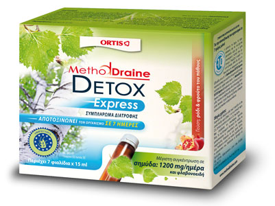 METHODDRAINE DETOX EXPRESS / της Ortis / από τη Sarantis - Φαρμακευτικός  Κόσμος